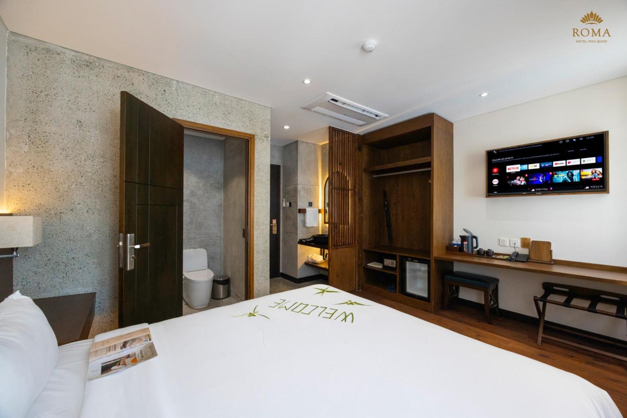 Roma Hotel Phu Quoc - Free Airport Shuttle & Sunset Town Tour Eksteriør bilde