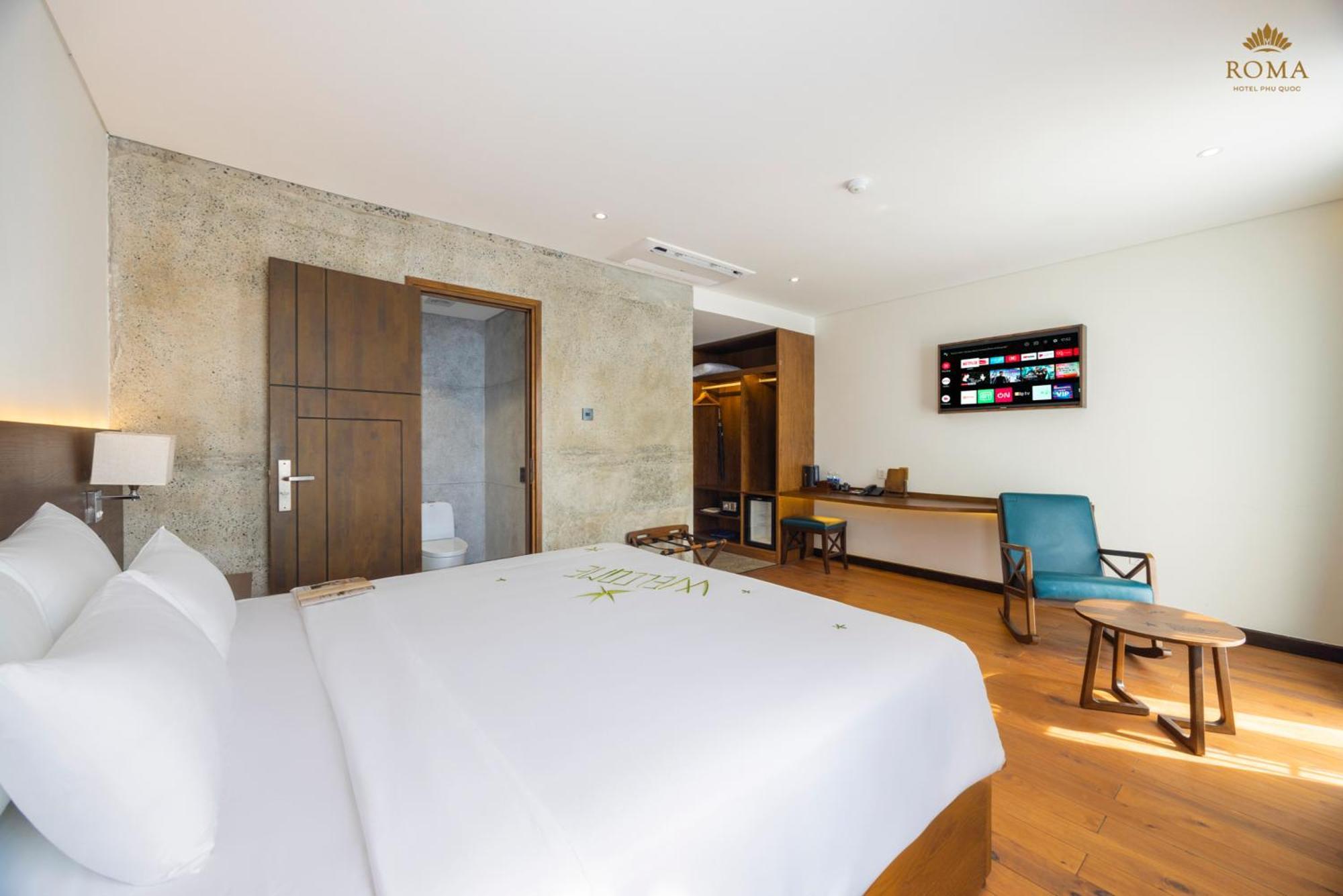 Roma Hotel Phu Quoc - Free Airport Shuttle & Sunset Town Tour Eksteriør bilde