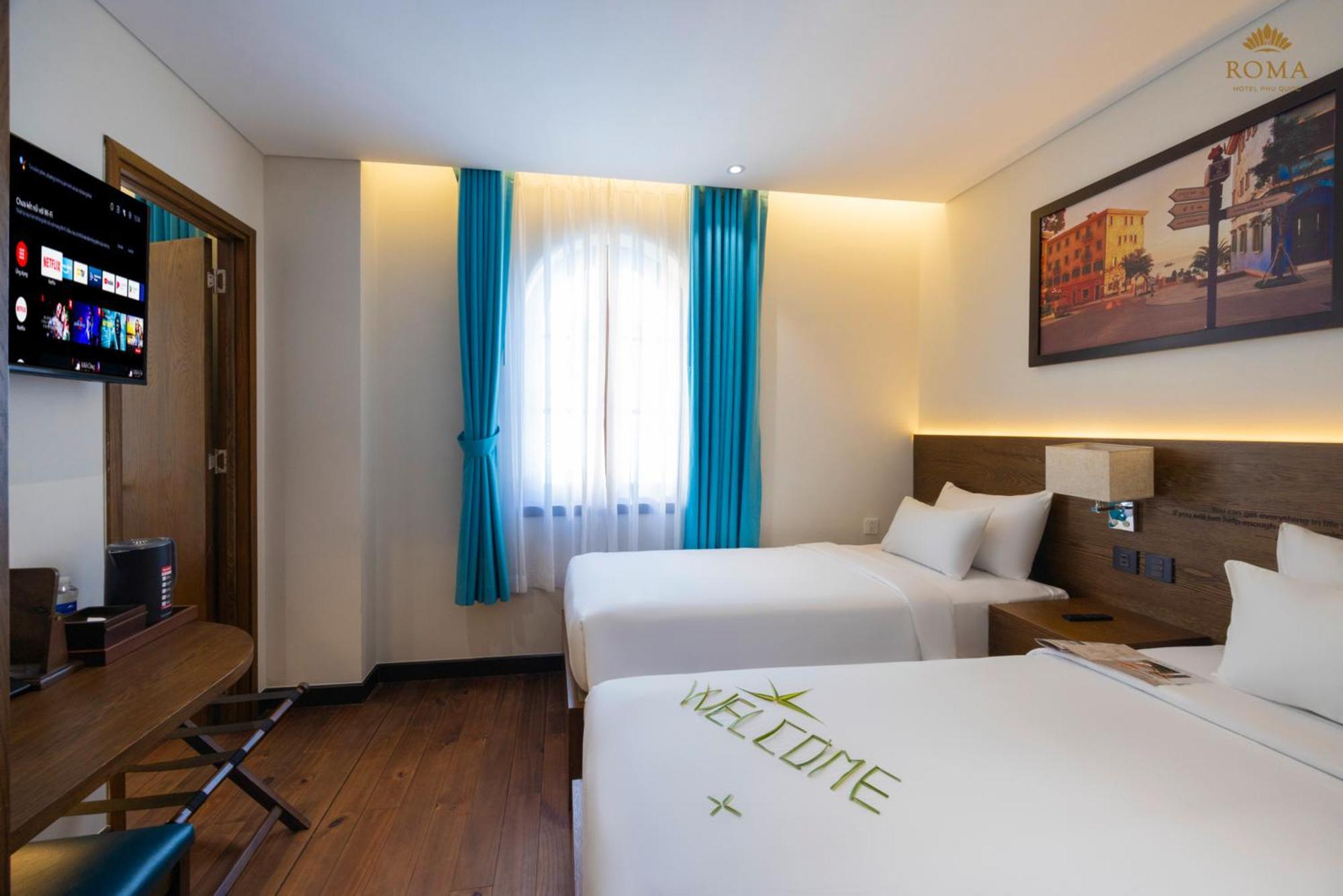 Roma Hotel Phu Quoc - Free Airport Shuttle & Sunset Town Tour Eksteriør bilde